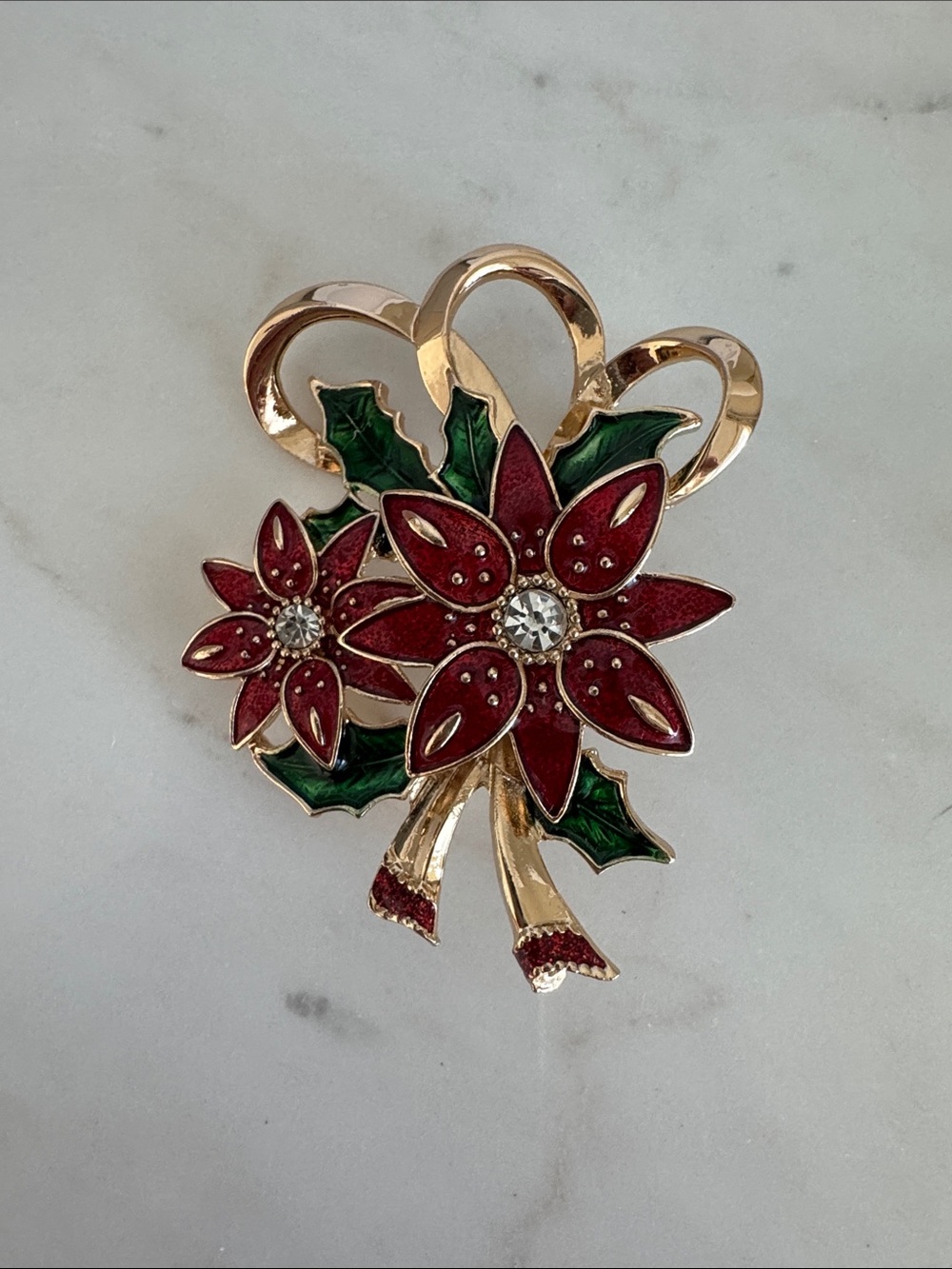 New! Napier Christmas Brooch